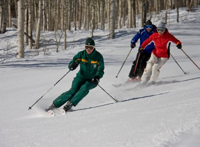  Aussois 地区的滑雪道 